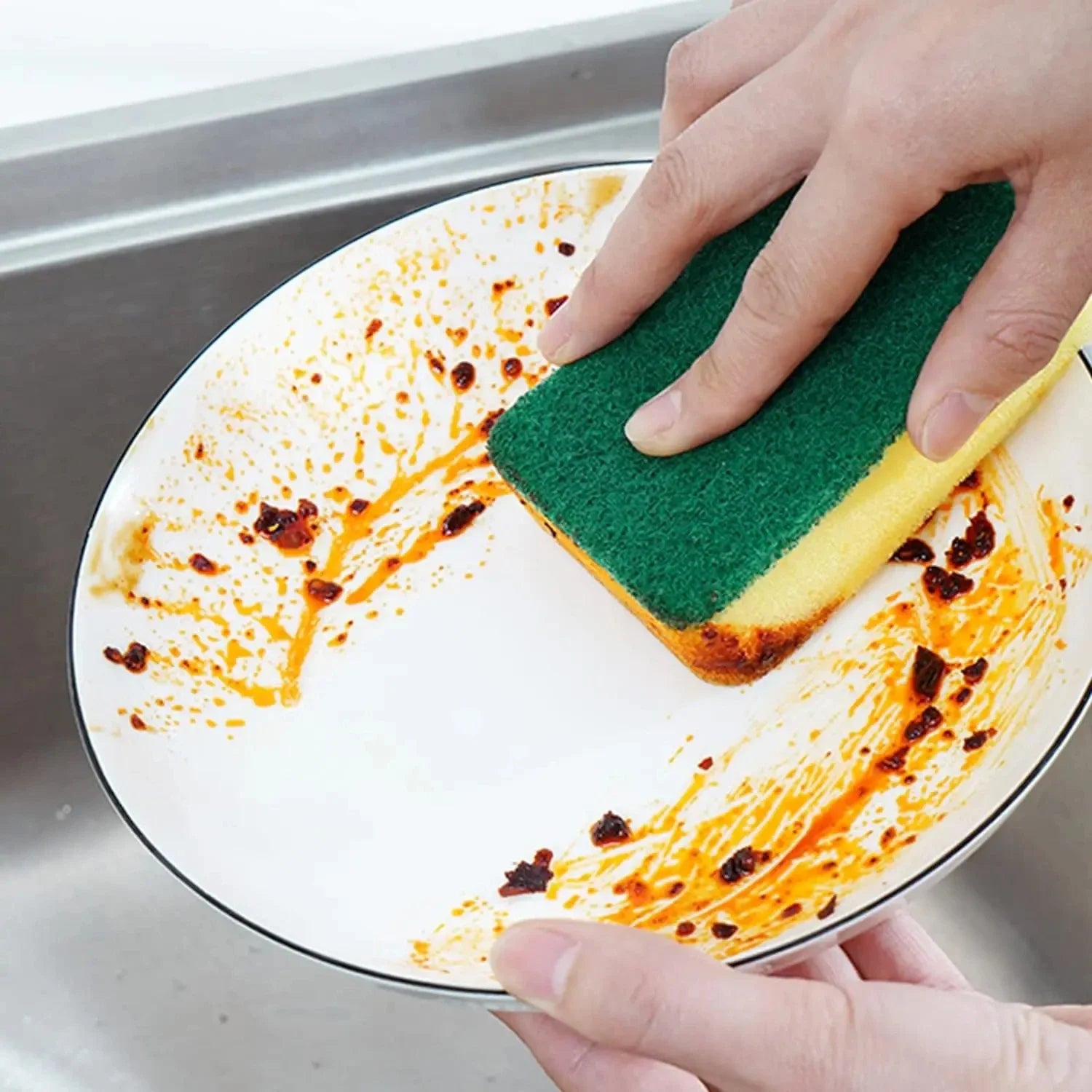 Double-Sided Sponge Brush
